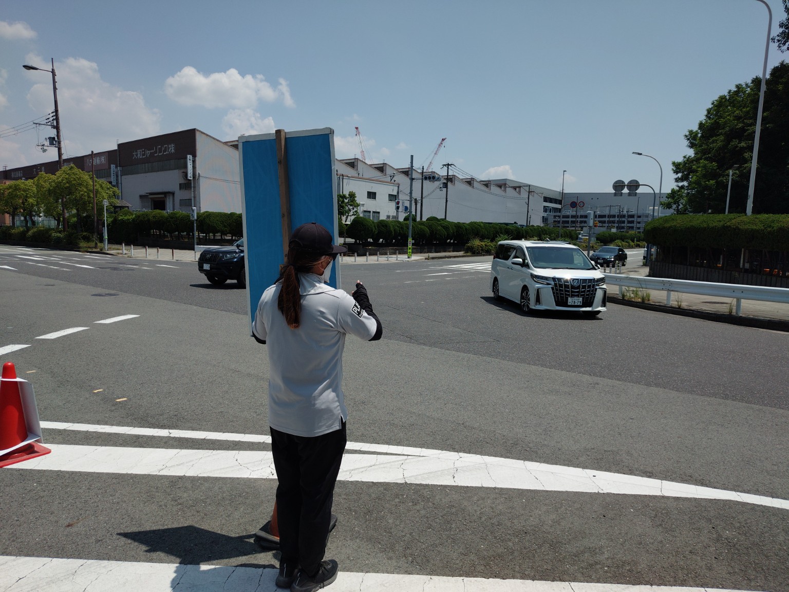 インテックス大阪周辺での交通誘導